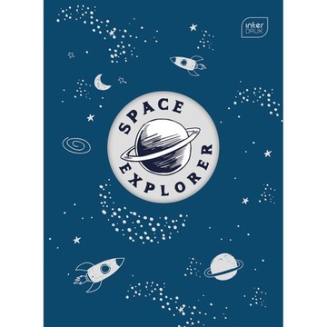 ZESZYT Interdruk A5-32 KRATKA - SHAPE - SPACE EXPLORER - kosmos - RAKIETA