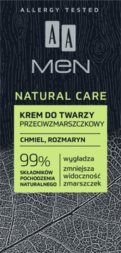 AA MEN NATURAL CARE Крем против морщин