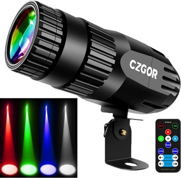 Reflektor LED RGB Spotlight z Pilotem DISCOLIGHT