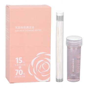 Przebite czyszczenie uszu 15ML Z 70 NICI ZESTAW