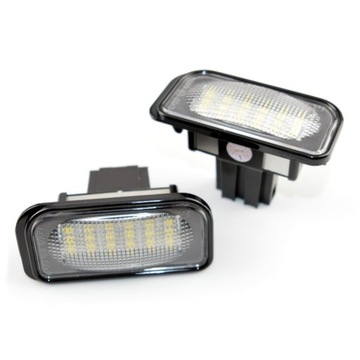 MERCEDES W203 SEDAN Lampki LED tablicy rejestracji