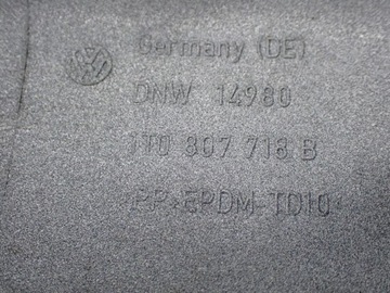 LIŠTA KRYT NÁRAZNÍKU PRAVÝ PŘEDNÍ 1T0807718B FACELIFT VW TOURAN I 1T 09R