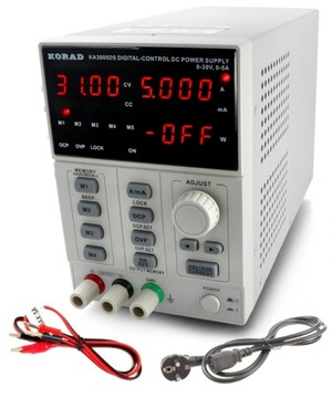 Zasilacz Laboratoryjny KA3005DS 30V 5A PROGRAMOWALNY z pomiarem MOCY