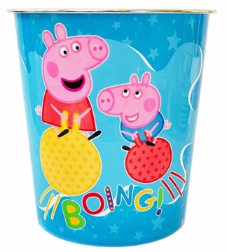 KOSZ NA ŚMIECI BAJKOWY POJEMNIK DLA DZIECI ŚWINKA PEPPA