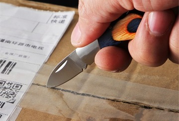 МИНИ НОЖ КАРМАННЫЙ НОЖ БРЕЛОК СТАЛЬ + ДЕРЕВО