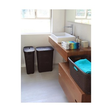 КОРЗИНА ДЛЯ СТИРКИ ОДЕЖДЫ ИЗ РОТАНГА CURVER 40 Л