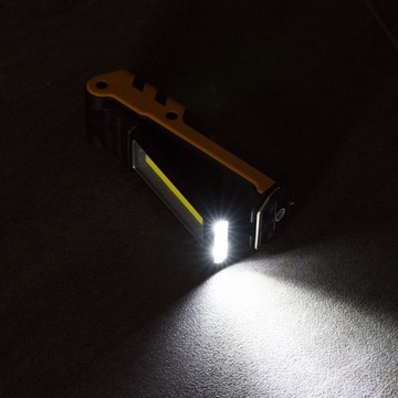 СВЕТОДИОДНАЯ ЛАМПА COB ДЛЯ МАСТЕРСКОЙ, ФАКЕЛ С МАГНИТОМ, АККУМУЛЯТОРНАЯ ЛАМПА, USB-КРЮК