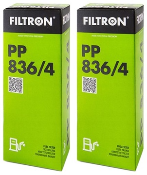 2× FILTRON PP 836/4 FILTR PALIVA