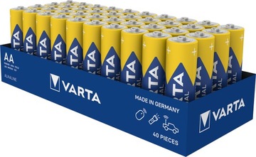 40 x VARTA INDUSTRIAL BATERIA AA LR06 (taca)