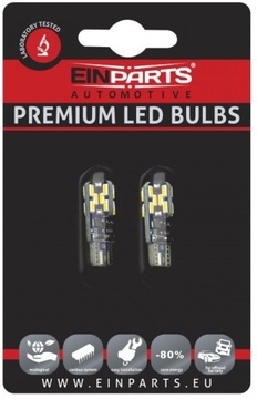 ŻARÓWKI LED W5W 12V CANBUS 3000K CIEPŁY BIAŁY