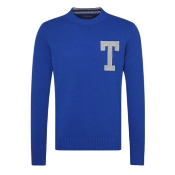 SWETER MĘSKI TOMMY HILFIGER LOGO CNECK SWEATER