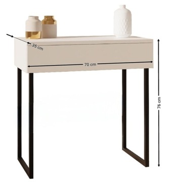 Консоль, туалетный столик, комод с ногами, ширина 70 см.