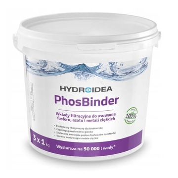 Hydroidea PhosBinder 3x1kg - środek redukujący fosforany oczko wodne