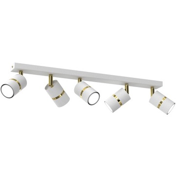 LAMPA SUFITOWA PLAFON SPOT METALOWE TUBY 5 X GU10