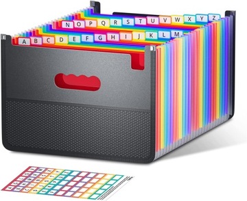 Папка для документов-аккордеона с 24 отделениями