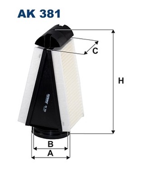 Filtron AK 381 Filtr powietrza