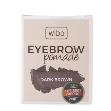 WIBO Eyebrow Pomade wodoodporna 2 Dark Brown 6g