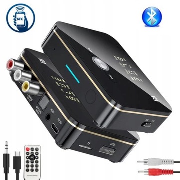 АДАПТЕР ПЕРЕДАТЧИК ПРИЕМНИК BLUETOOTH 5.0 NFC AUX