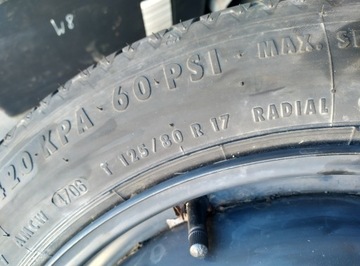 ALFA ROMEO 159 2.4 JTDM KOLO REZERVY DOJEZDOVÉ ORIGINÁLNÍ 17' 5X110 ET25