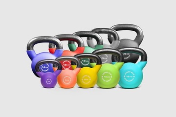 Fitness Kettlebell neoprenowe Xenios USA 6 kg
