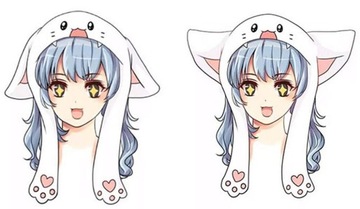 ШАПКА КИГУРУМИ С ЗАЛИЧЬИМИ УШАМИ