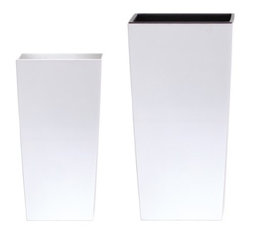 БОЛЬШОЙ БЕЛЫЙ САДОВЫЙ ГОРШОК ПЕРЕД ДОМА ВСТАВКА ДЛЯ ТЕРРАСЫ