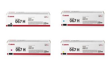 Tonery Canon CRG067H - komplet (Bk, C, M, Y)