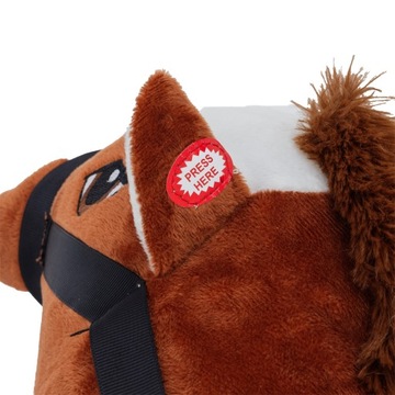 Лошадь-хобби коричневая Б-2465-1 со звуком