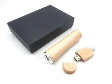 Pendrive 16 GB i powerbank 2600 mAh w pudełku PDPB