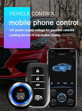 Zestaw do zdalnego uruchamiania samochodu i zatrzymywania Bluetooth