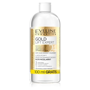 EVELINE GOLD LIFT EXPERT PŁYN MICELARNY 500 ML