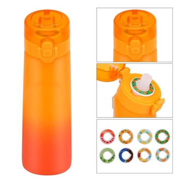 Air Up 750мл Бутылка для воды Spice -8шт вкус -оранжевый