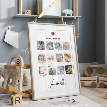 Plakat Urodziny Roczek 30x40 cm vol. 3