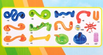 ДОРОЖКА ДЛЯ ШАРОВ КУЛОДРОМ ТВОРЧЕСКИЕ БЛОКИ ДЛЯ ДЕТЕЙ ШАРЫ ЛАБИРИНТ XXL 219EL