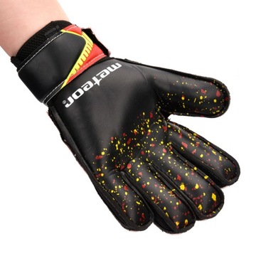 ПЕРЧАТКИ ВРАТАРСКИЕ ТРЕНИРОВОЧНЫЕ ПЕРЧАТКИ METEOR JUNIOR НА ЛИПУЧКЕ, размер 4