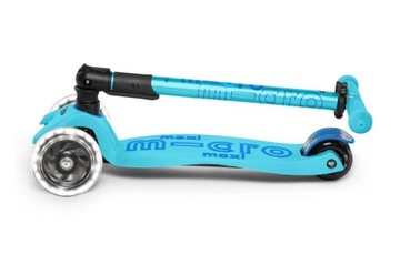 HULAJNOGA MAXI MICRO DELUXE LED BRIGHT BLUE FOLDABLE SKŁADANA MMD092