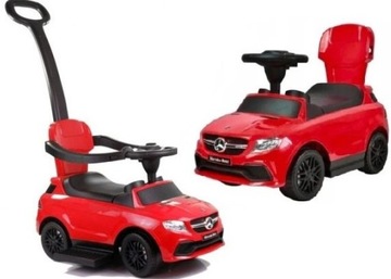 Mercedes Push Ride On 3in1 Барьеры Красный 3288