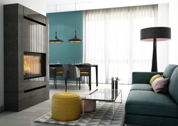 Каминная решетка KRATKI Luft 6x80 Простая декоративная вентиляция Черный