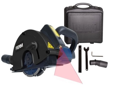 FERM BRUZDOWNICA 125MM 1700W Z WALIZKĄ LASER