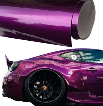 FOLIA OKLEINA FIOLETOWY METALIK Połysk 152x100cm