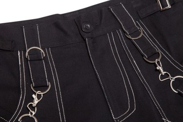 YK023 Men's Gothic Pants Punk Rock Eyelet Cargo Be