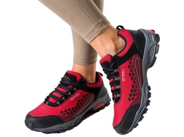 BUTY TREKKINGOWE DAMSKIE GÓRSKIE TURYSTYCZNE SPORTOWE SOFTSHELL LEKKIE r 40