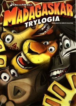 MADAGASKAR TRYLOGIA 1+2+3 (BOX) (3DVD)