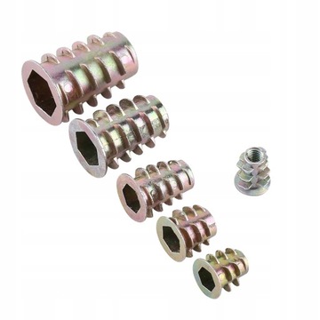 50X MUFA DWUGWINTOWA WKRĘT DREWNA MEBLOWA M4-M10