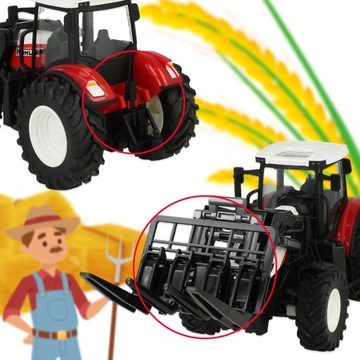 ТРАКТОР С ДИСТАНЦИОННЫМ УПРАВЛЕНИЕМ ВИЛКА ФЕРМА ТРАКТОР СЕЛЬСКОХОЗЯЙСТВЕННАЯ МАШИНА R/C 1:24