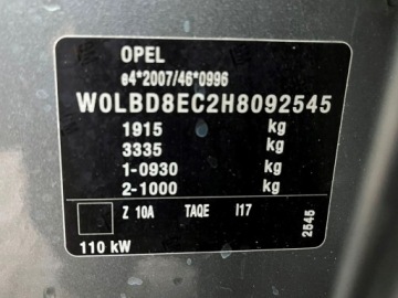 Opel Astra K Sports Tourer 1.4 Turbo 150KM 2017 Opel Astra kombi 1.4 150 KM Automat CarPlay FV23%, zdjęcie 10