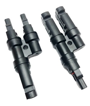 Komplet wtyczek MC4-Y 1x M-2F męska 1x F-2M żeńska