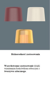 ПЛАСТИКОВЫЙ МОЛОТОК ДЛЯ НАПРЯЖЕНИЯ 100Г 35ММ WERA