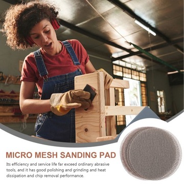 СЕТОЧНАЯ ШЛИФОВАЛЬНАЯ БУМАГА ДЛЯ АБРАЗИВНОЙ ПОДВОДКИ ПО ДЕРЕВО 10 ШТ.