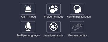 Датчик входной сигнализации для дома, PIR-датчик движения со звуком, пульт дистанционного управления